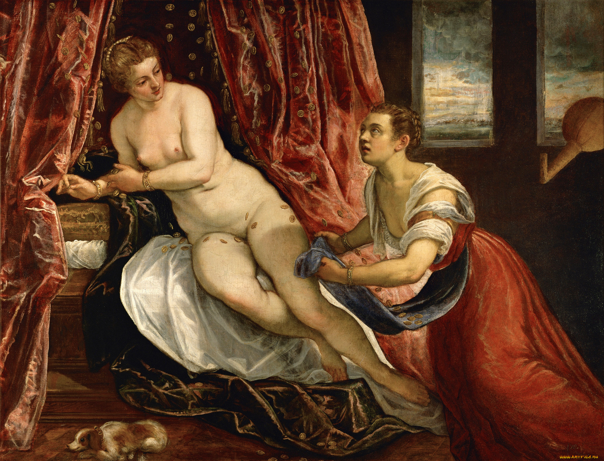 tintoretto, danae, 